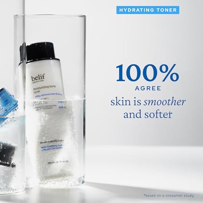 belif Aqua Bomb Back to School Skincare Set: Korean Skincare Set with Aqua Bomb Moisturizer, Peptide Eye Bomb cream, Frozen Cream, 4-Step Skincare for All Skin Types - Image 4