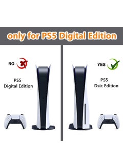 Excefore Skin for PlayStation 5 Digital Edition, Sticker for PS5 Vinyl Decal Cover for Playstation 5 Controller  - Image 4