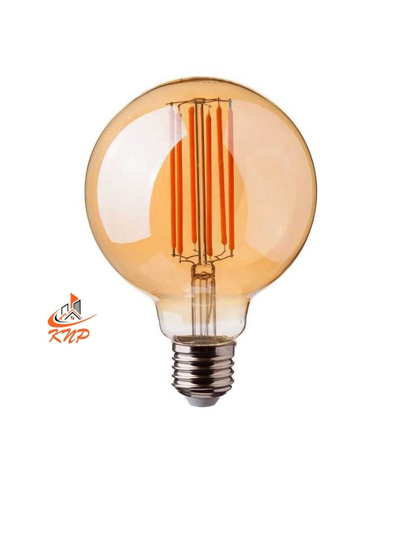 KNP E27 7W LED Round Filament Bulb G95 - Image 1