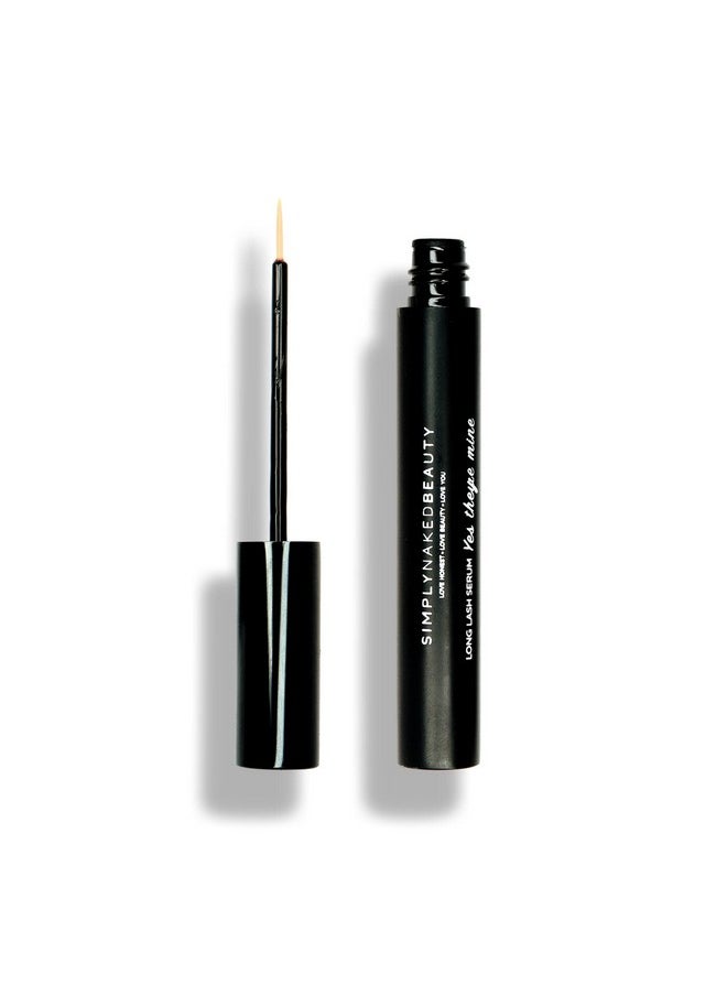 Simply Naked Beauty - Lash Growth Serum & Brow Enhancer (5 Ml) Get Longer, Fuller Eyelashes In 12 Days Natural & Plant Based Peptides For Healthy Brow & Lash Growth Cruelty Free Lash Serum By Simply Naked Beauty - Image 1