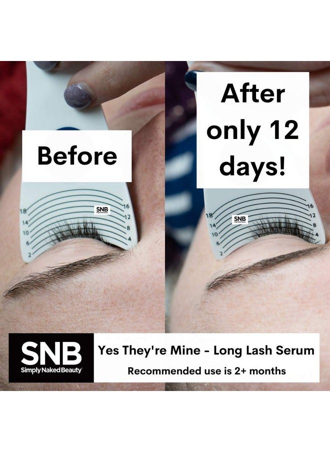 Simply Naked Beauty - Lash Growth Serum & Brow Enhancer (5 Ml) Get Longer, Fuller Eyelashes In 12 Days Natural & Plant Based Peptides For Healthy Brow & Lash Growth Cruelty Free Lash Serum By Simply Naked Beauty - Image 1