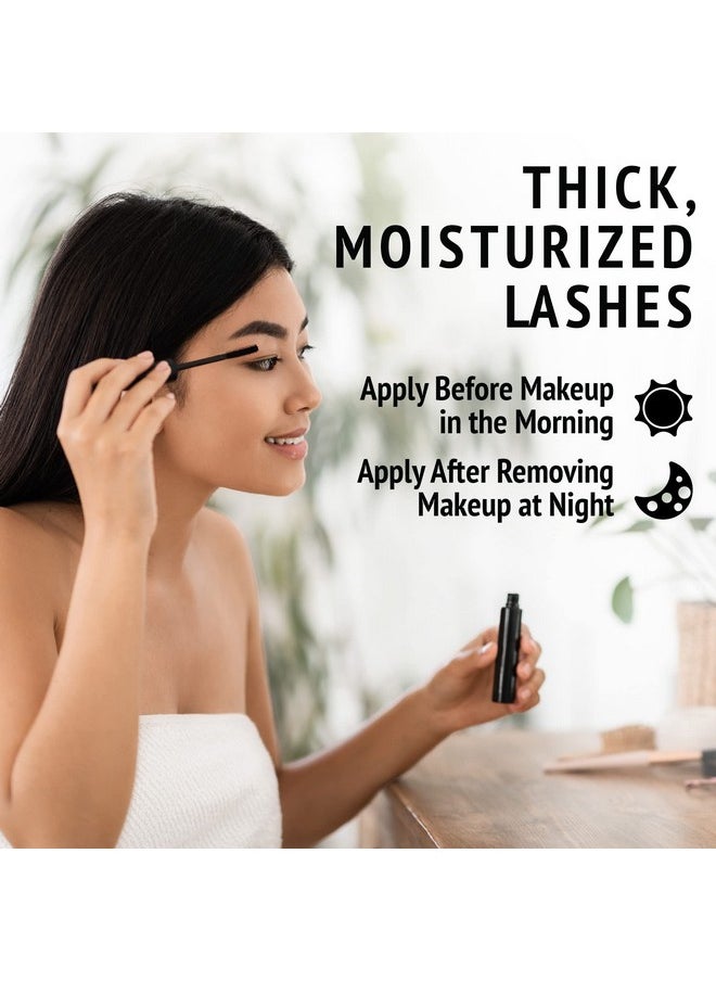Simply Naked Beauty - Lash Growth Serum & Brow Enhancer (5 Ml) Get Longer, Fuller Eyelashes In 12 Days Natural & Plant Based Peptides For Healthy Brow & Lash Growth Cruelty Free Lash Serum By Simply Naked Beauty - Image 1