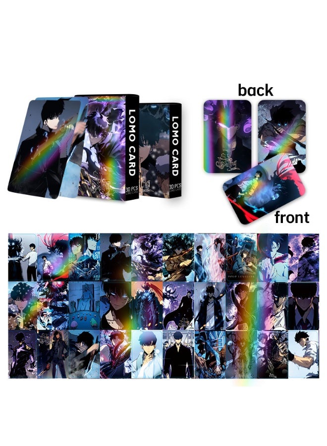 NIBEMINENT 30 قطعة بطاقات لومو مزدوجة الجوانب لشخصيات كرتونية لمحبي مجموعة الهدايا - Image 3