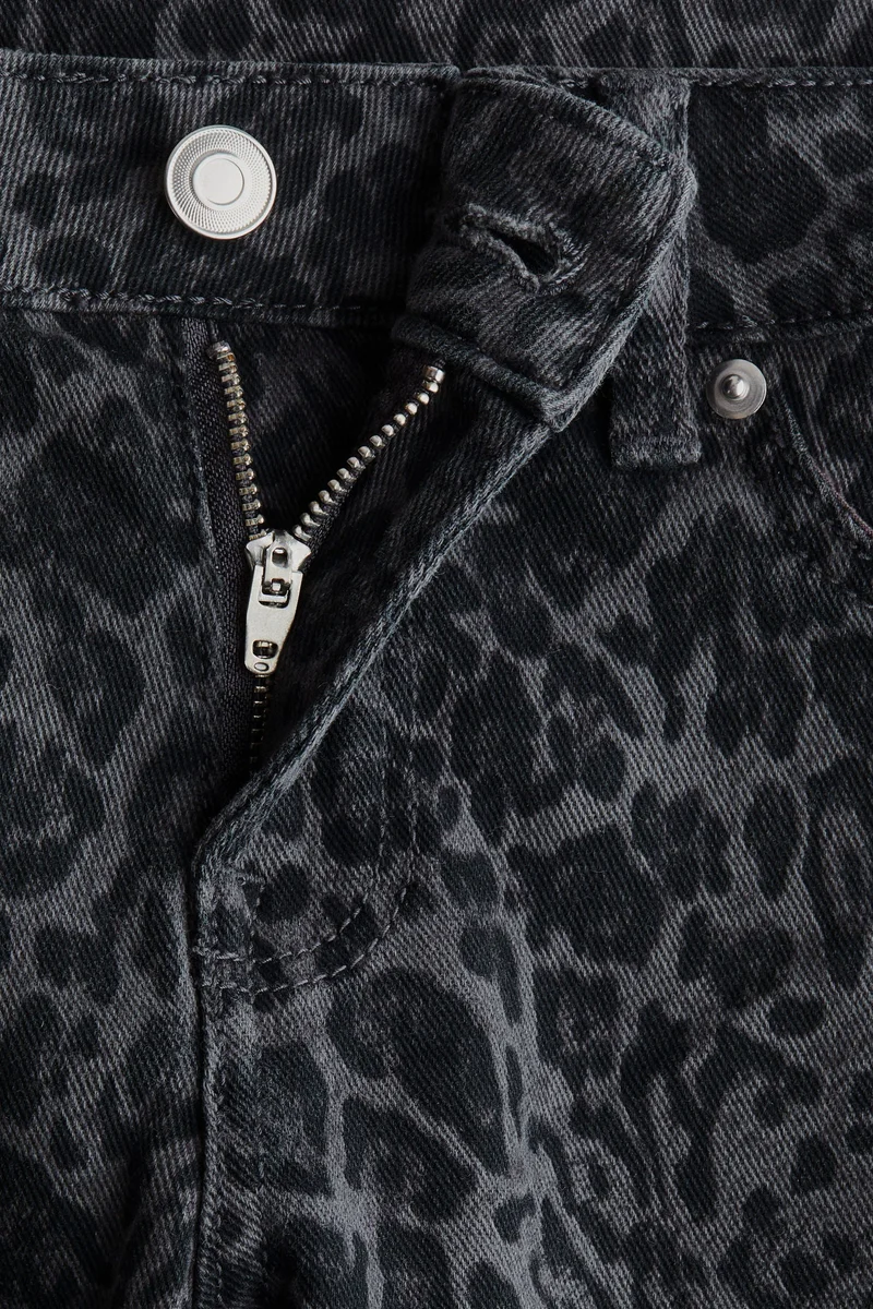 اتش اند ام جينز بقصة حافة واسعة وخصر منخفض