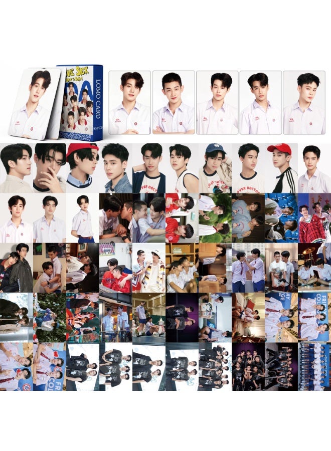 NIBEMINENT 55 Pcs Thai TV Drama LOVESICK 2024 Lomo Cards Card For Fans Collection Gifts - Image 3