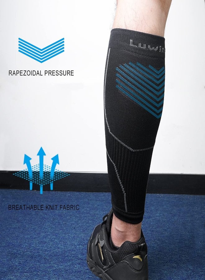 Luwint Kids Calf Compression Sleeve, Leg Support Sleeves Footless Socks for Running, Shin Splints, Pain Relief - Image 2