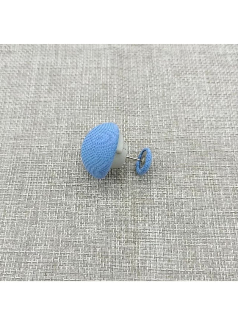 Bizimevde 16 Pack Mushroom Shaped Quilt Fixing Pin Button Clips Bed Sheet Quilt Cover Fix Blue  - Image 2