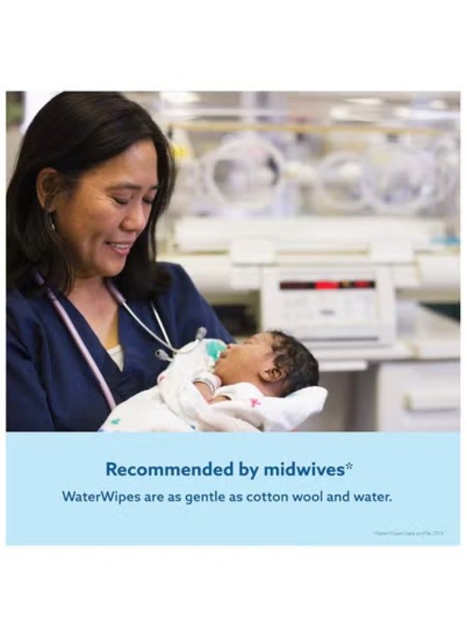 Waterwise Water Wipes 720 Sheets Mega Value Box Baby Wipes - 12 Pouches x 60 Sheets Each - White - Image 5