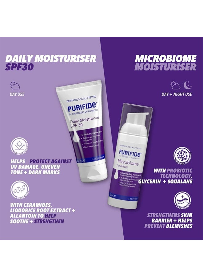 Acnecide Acnecide Purifide SPF 30 Daily Face Moisturiser for Acne Prone Skin & Blemish Control 50ml - Image 2