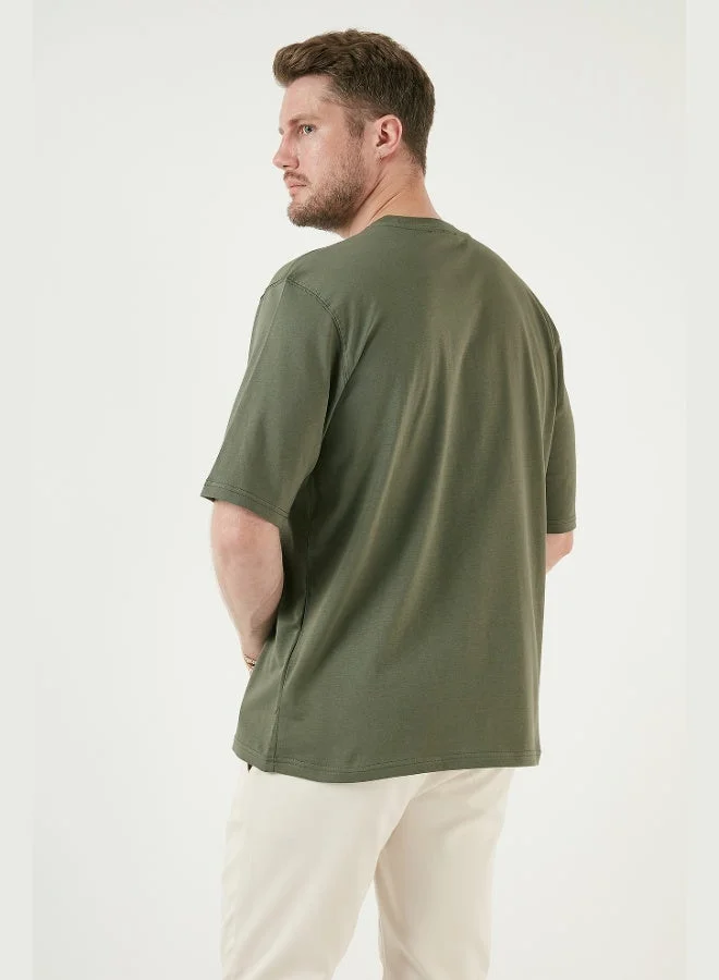 Buratti  Buratti Cotton Oversize Crew Neck Basic T Shirt Men's T SHIRT 5902365  | Best Price UAE