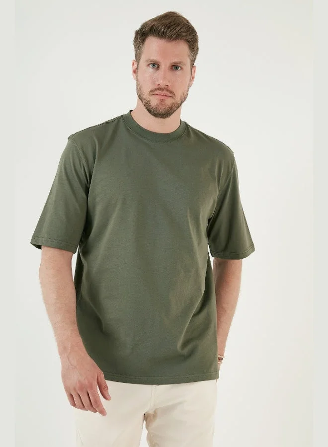 Buratti Cotton Oversize Crew Neck Basic T Shirt Men's T SHIRT 5902365