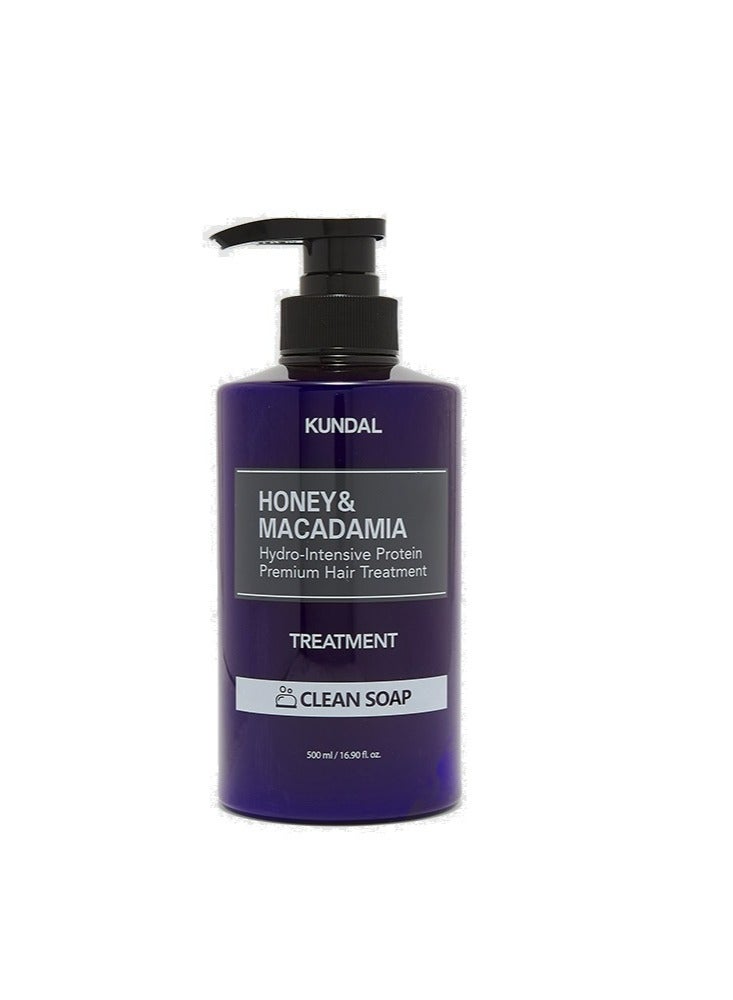KUNDAL Honey and Macadamia Hydro-Intensive Protein Premium Hair Treatment Clean Soap 500 mL