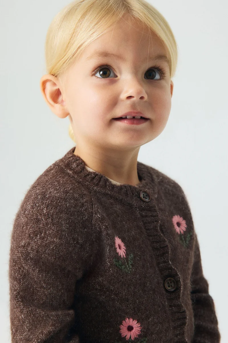 H&M Embroidery-detail cardigan