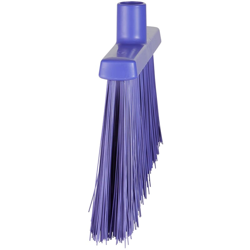 Vikan 29148 Broom, Angle Cut, 11.4" Extra Stiff, Purple - Image 2
