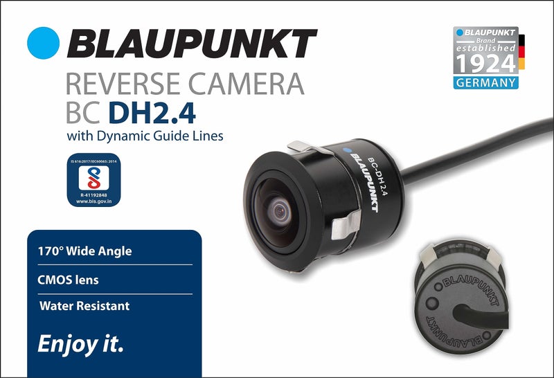 BLAUPUNKT DH 2.4 Car Reverse Parking Camera (Bumper) with SD Picture Quality & Moving Guidelines, Pixels- 733 x 493, 170˚Wide Angle, Water Resistant, Sensor- CMOS, Compatible with SD(NTSC) Install - Image 2