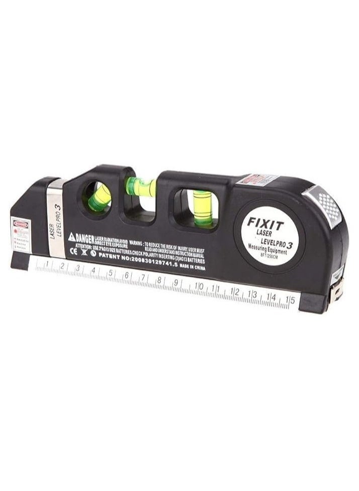 REBENUO Laser Level Tool, Multipurpose Laser Level Kit Standard Cross Line Laser level Laser Line leveler Beam Tool with Measure Tape Ruler Adjusted Metric Rulersr  - Image 5