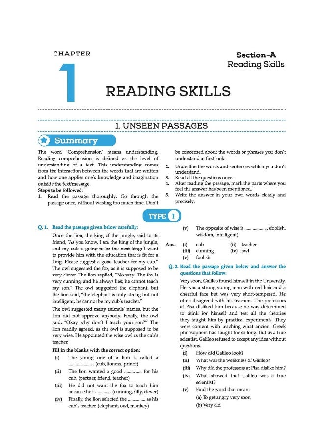 Oswaal One For All Question Bank NCERT & CBSE, Class-7 English (For 2023-24 Exam) - Image 3