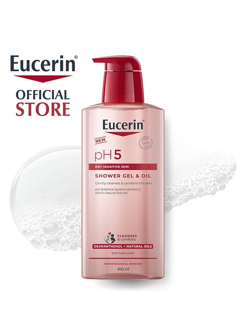 Eucerin Shower Oil  Gel 400ml PH5