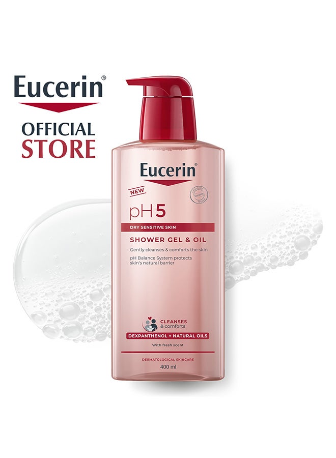 Eucerin Shower Oil  Gel 400ml PH5