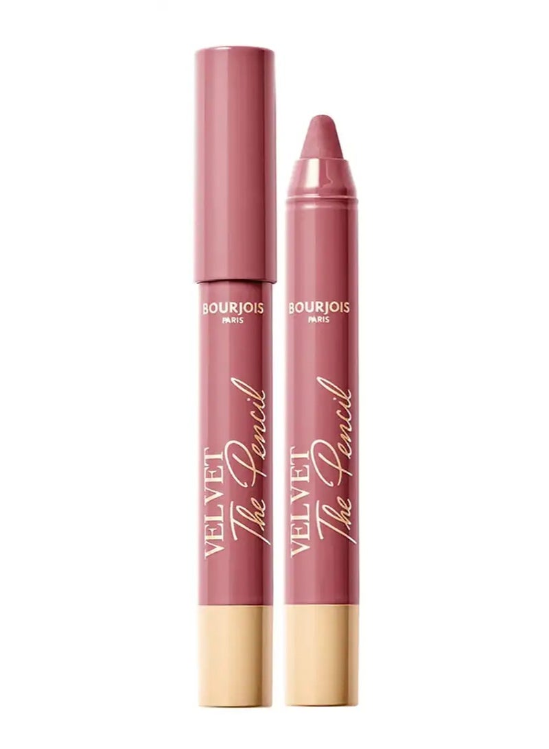 بورجوا باريس Velvet The Pencil رقم 3 قلم شفاه مطفي لون غني وثبات طويل ولمسة مخملية أنيقة - Image 1