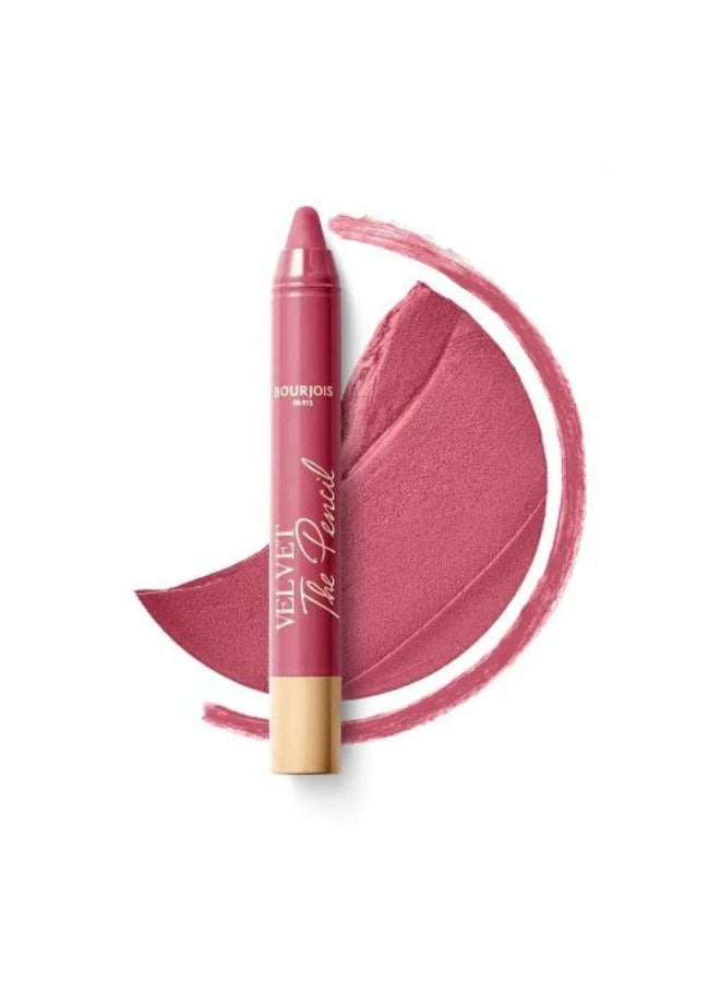 بورجوا باريس Velvet The Pencil رقم 3 قلم شفاه مطفي لون غني وثبات طويل ولمسة مخملية أنيقة - Image 3