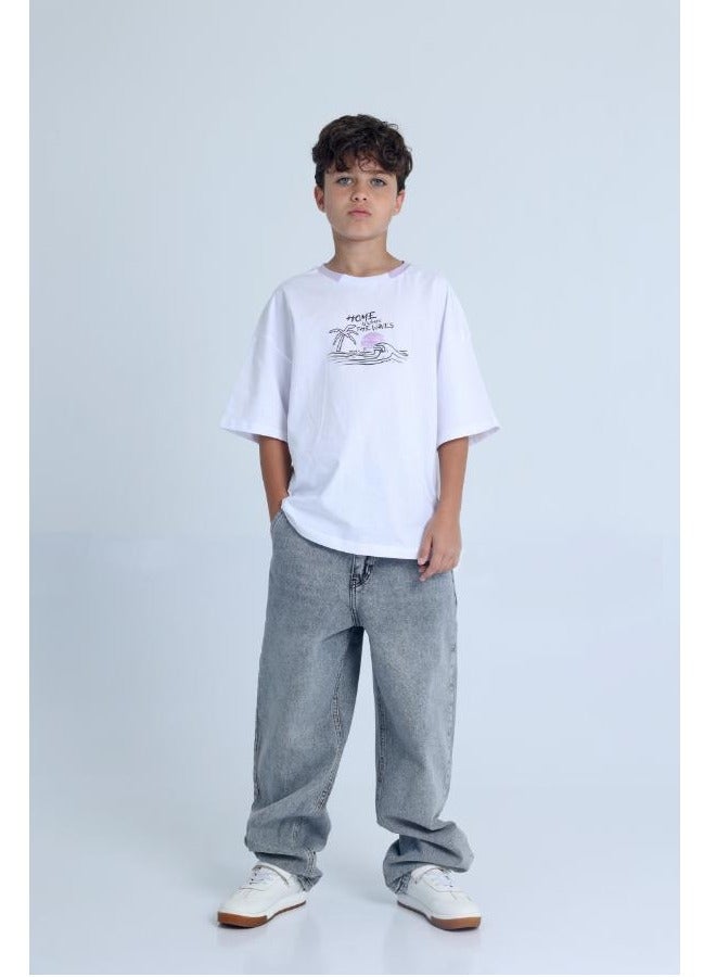 Junior Boys Over Size T-Shirt - Image 2