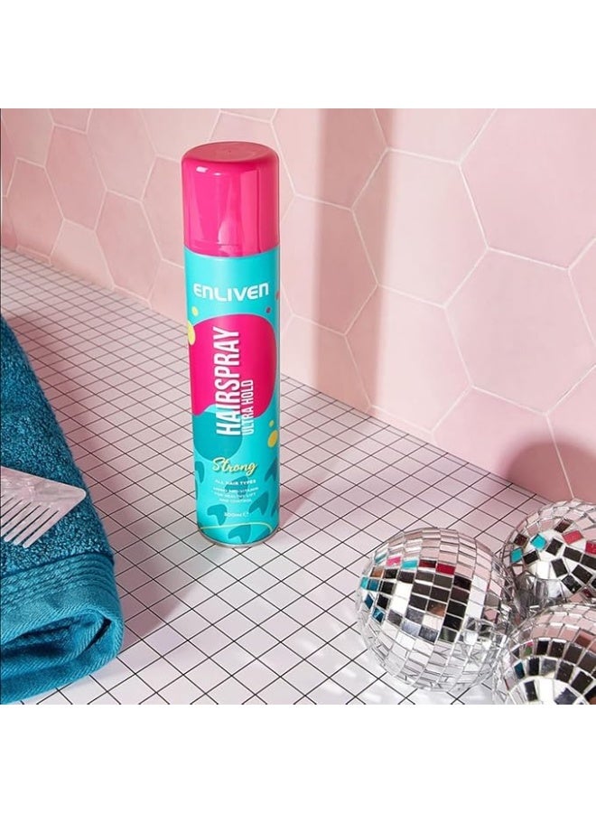 إنليفين بخاخ تثبيت قوي للشعر 300 مل - Image 2