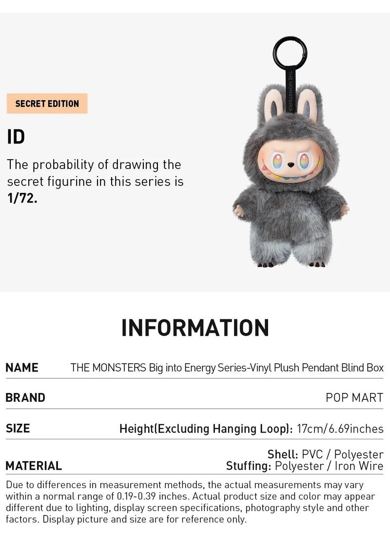 LABUBU 100% Authentic Labubu – The Monsters Big into Energy Series | Surprise Vinyl Plush Blind Box  - Image 5