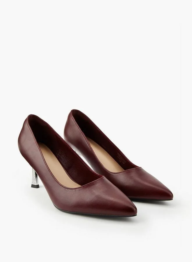 Flora Bella By Shoexpress Women's Pointed Toe Stiletto Heel Slip-On Pumps