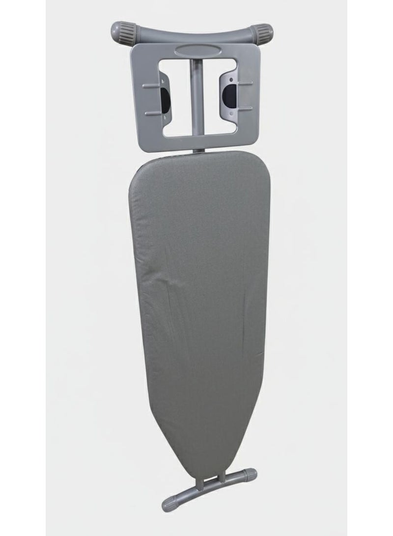 Spaceshoop ​Compact Foldable Mini Ironing Board with Integrated Iron Rest  Heat Resistant Padded Surface Ideal for Apartments Laundry Rooms & Travel  Grey - Image 1