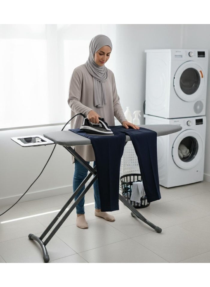 Spaceshoop ​Compact Foldable Mini Ironing Board with Integrated Iron Rest  Heat Resistant Padded Surface Ideal for Apartments Laundry Rooms & Travel  Grey - Image 5