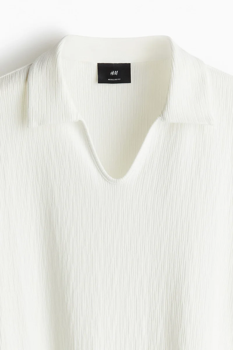 H&M Regular Fit Collared T-shirt