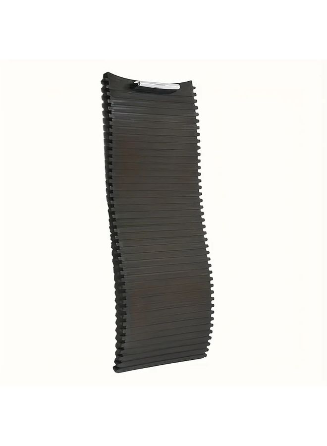 Central Console Armrest Cup Holder Sliding Cover Curtain Interior Accessories Black Plastic For Golf MK5 MK6 - Image 3