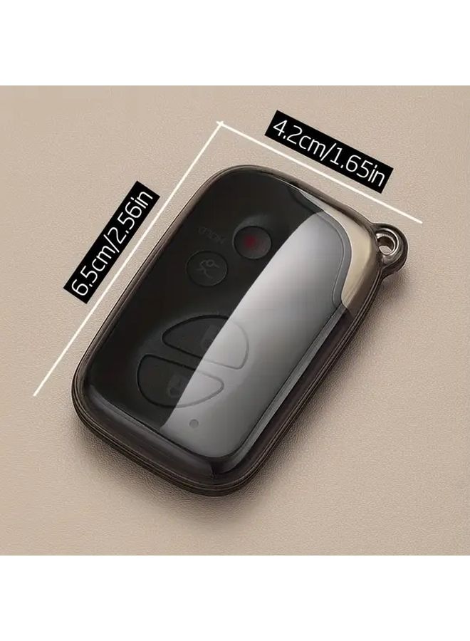 غطاء مفتاح سيارة شفاف لموديلات لكزس GX460 و RX350 و ES350 و IS250 و LX570 - Image 2