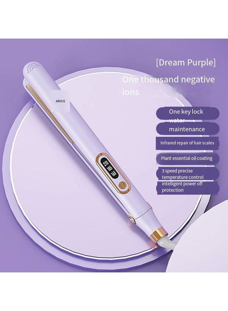 general 2-in-1 Ionic Hair Straightener & Curling Iron – Dual Styling with Ceramic Plates - Image 1