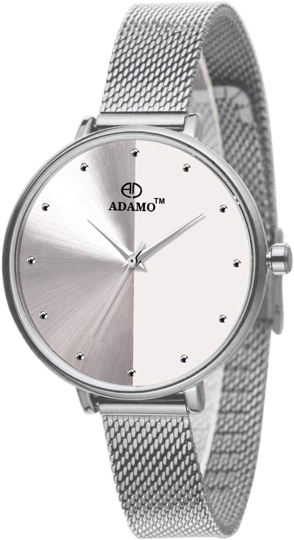 ADAMO Aritocrat White Dial Women's & Girl's Watch 335SSM01 - Image 1