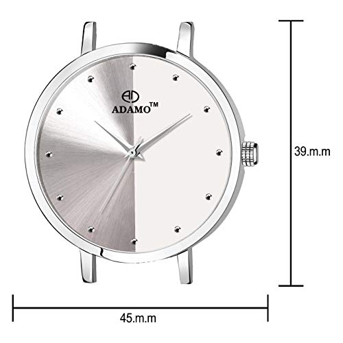 ADAMO Aritocrat White Dial Women's & Girl's Watch 335SSM01 - Image 3
