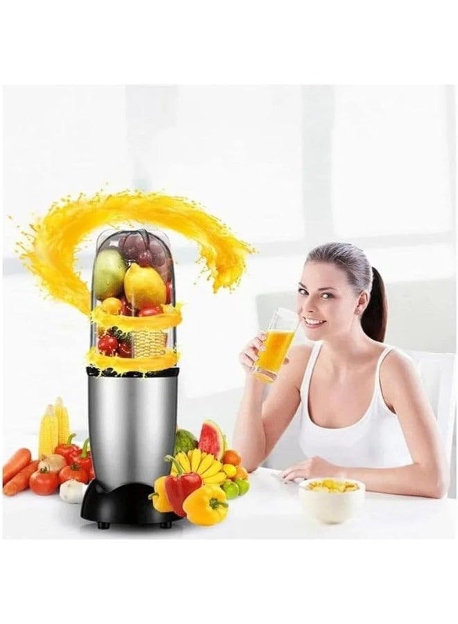 دينكس عصارة كهربائية عالية السرعة من الفولاذ المقاوم للصدأ من DENX طراز DX3215 بقدرة 400 واط، سعة 1.6 لتر، مزودة بتحكم مزدوج في السرعة، فتحة تغذية واسعة 65 مم، أجزاء قابلة للفصل لسهولة التنظيف، مناسبة للفواكه والخضروات، لون فضي وأسود. - Image 5