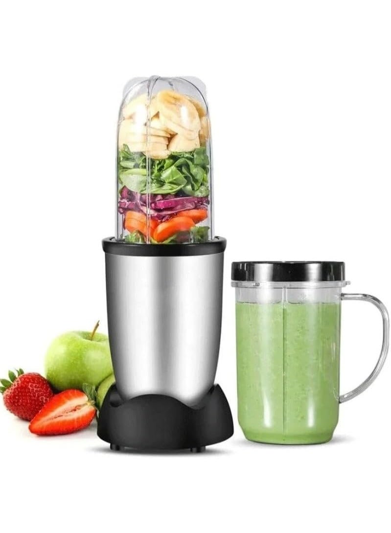 دينكس عصارة كهربائية عالية السرعة من الفولاذ المقاوم للصدأ من DENX طراز DX3215 بقدرة 400 واط، سعة 1.6 لتر، مزودة بتحكم مزدوج في السرعة، فتحة تغذية واسعة 65 مم، أجزاء قابلة للفصل لسهولة التنظيف، مناسبة للفواكه والخضروات، لون فضي وأسود. - Image 4