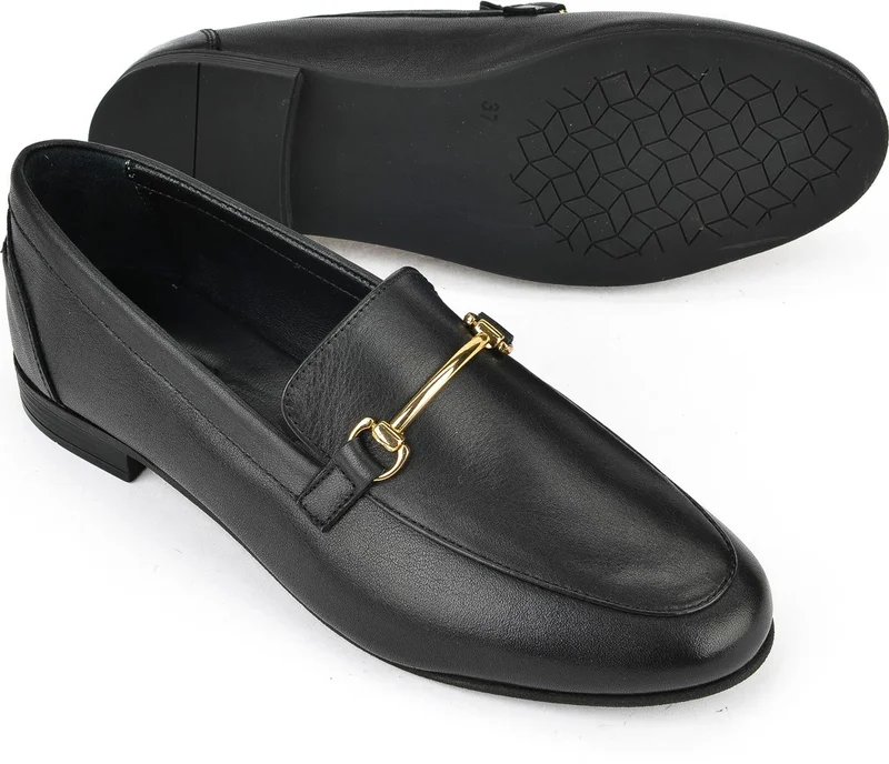 زيا Leather Women's Shoes 1511033Z483083 Black