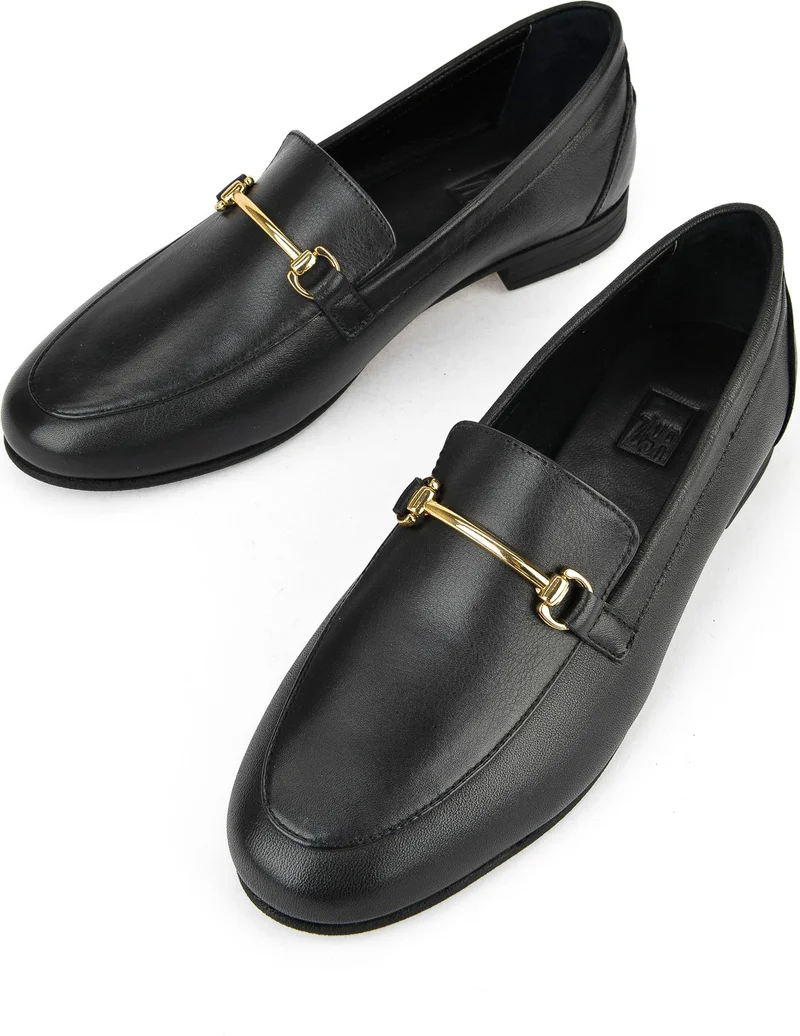 زيا Leather Women's Shoes 1511033Z483083 Black