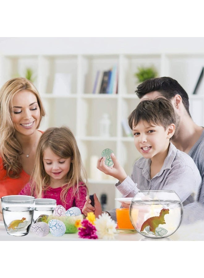 McDou 60 - Pack Dinosaur Eggs! Hatch in Water, Assorted Colors, Perfect for Hunting Games. Ideal Birthday Gifts & Party Favors for Toddler Kids Aged 3 - 10, Boys & Girls - Image 5