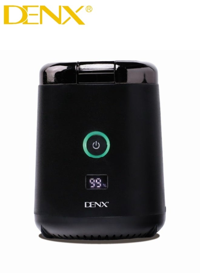 Denx "DENX DX1922 Portable Smart Electronic Censer – High-Quality Incense Burner with Built-in Turbo Fan, 2000mAh Rechargeable Battery, Type-C Fast Charging, Elegant Metal Design, Compact & Lightweight for Home, Office, or Car Use" - Image 2