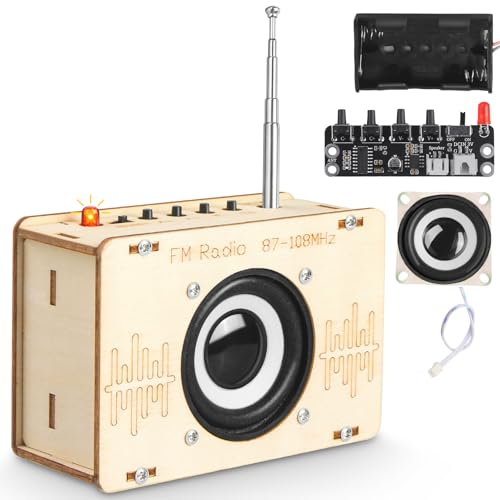 Poraxy Science Kits for Kids Age 812 1214 STEM Kits 810 Build Your Own FM Radio Kit Electronic DIY Experiment Engineering Building Project Toys Gifts for Teen Boys Girls 9 11 13 15 16 - Image 1