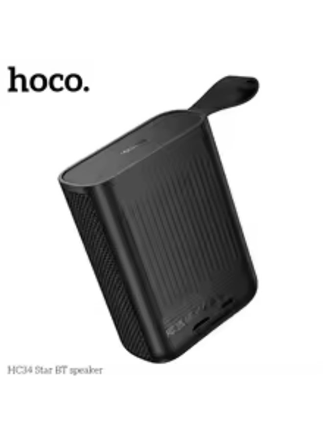 Hoco HC 34 powerful wireless bluetooth speaker black - Image 5