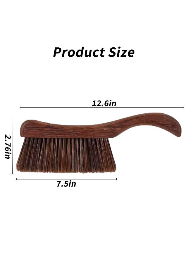 Nailuck Car Interior Cleaning Brush, Soft Bristle Cleaning Brush, Dust Removal Brush, Automotive Interior Cleaning Tool Suitable for cleaning car dashboards, air vents, leather, computers, etc., without damaging the surface (Brown, 1 Pack) - Image 3