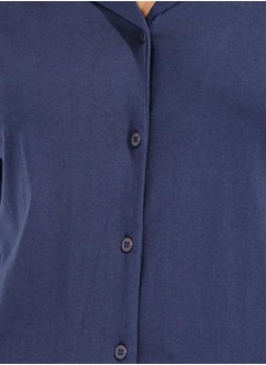 Styli Cotton Jersey Long Sleeves Shirt & Pyjama Set  - Image 4