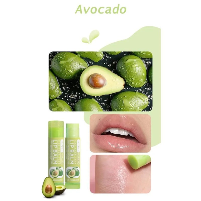 Fruit Jelly Long Lasting Moisturizing Nourishing Lip Mask Color Changing Lip Balm Set 6PC - Image 5