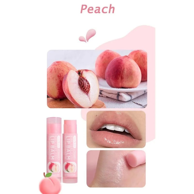 Fruit Jelly Long Lasting Moisturizing Nourishing Lip Mask Color Changing Lip Balm Set 6PC - Image 3