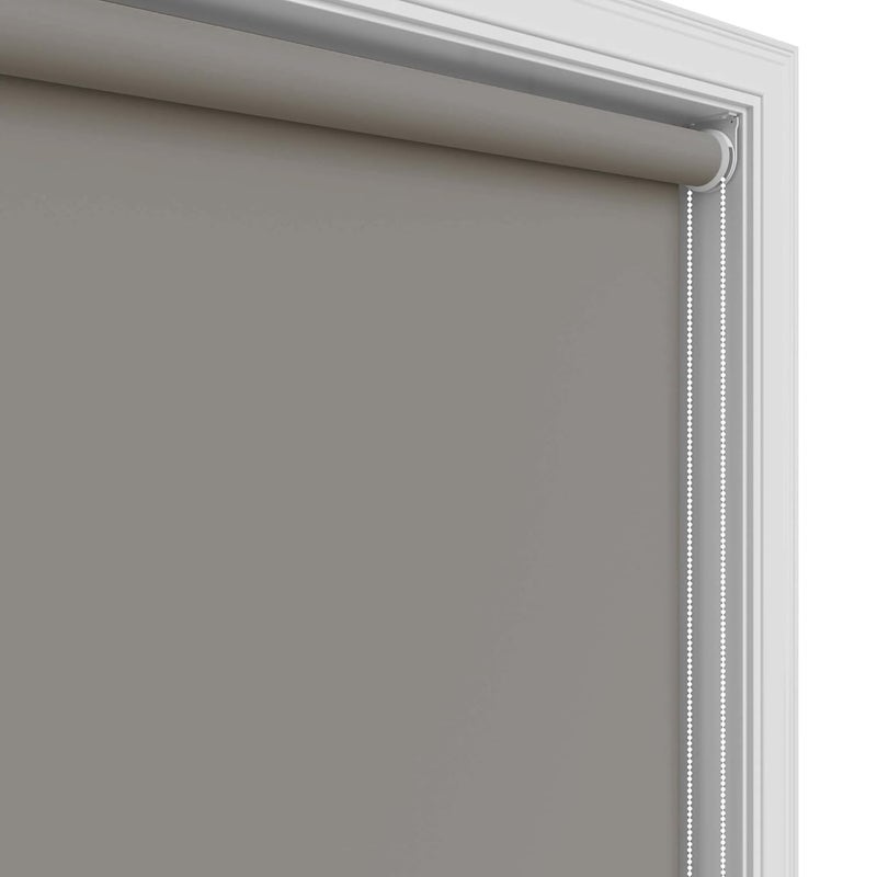 Colornest 100 Blackout Roller Blinds for Windows 72 Inch W X 72 Inch L RollUp Shades Sun UV Protection for Home Office Linen Heavy Duty in 38 MM Pole - Image 2